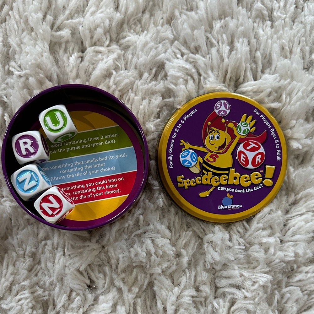 SpeedeeBee Game - Purple and Yellow NWOT - Picture 3 of 3